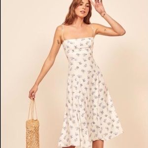 Reformation Vollare floral print midi dress Sz 4